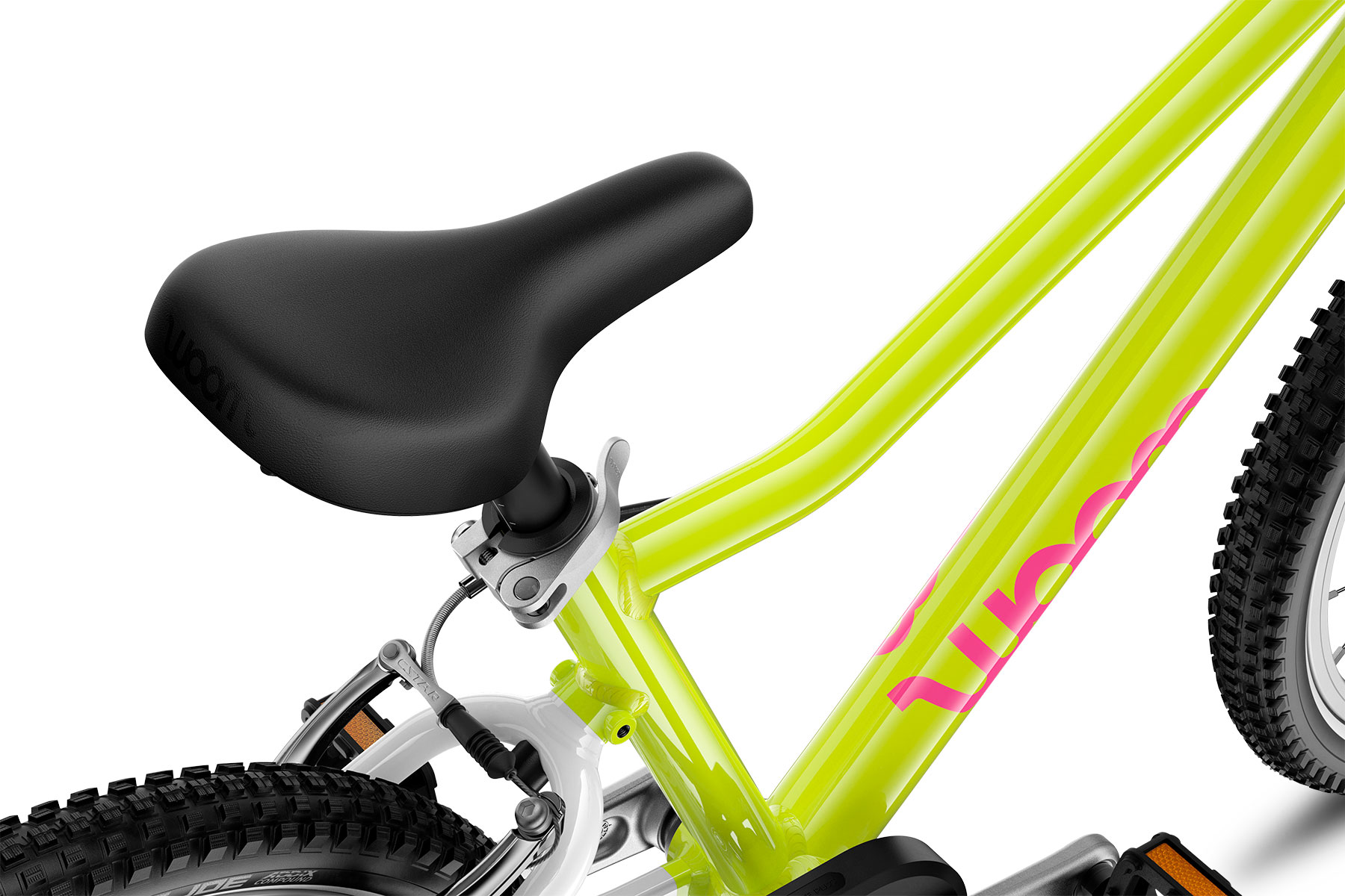 woom GO 3 Neon Lime LTD Saddel