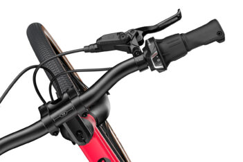 woom EXPLORE 4 neon pink gearskifter